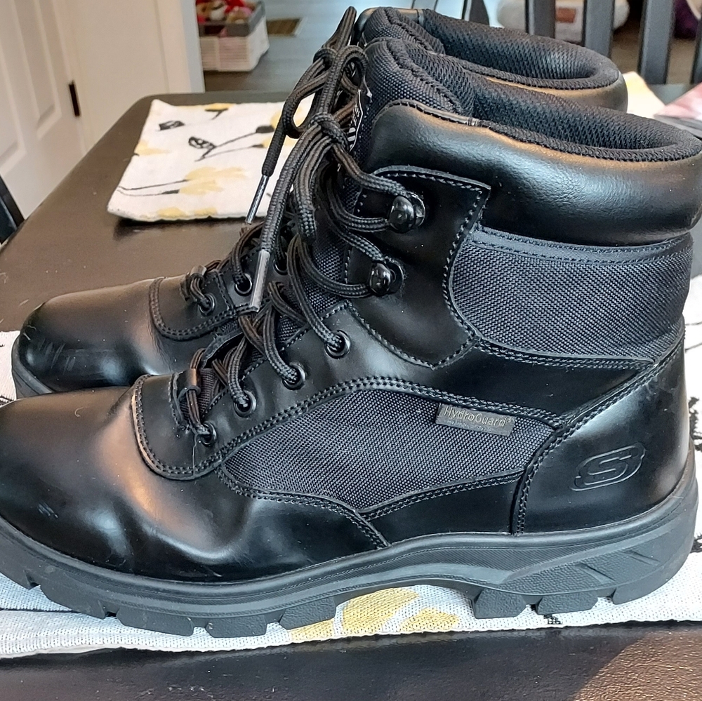 Men's Skechers Tactical waterproof boots